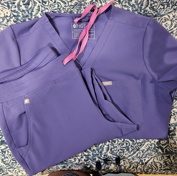 Figs Pants & Jumpsuits Amethyst Figs Medium Set Poshmark